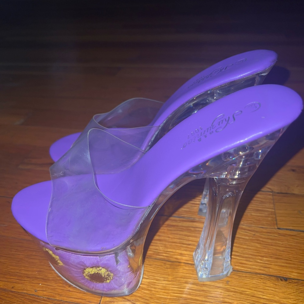Sunflower High Heel Platforms, 7”